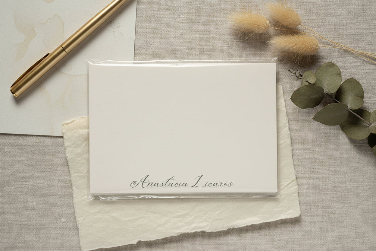 Minimalist A6 Textured Cardstock Note Cards