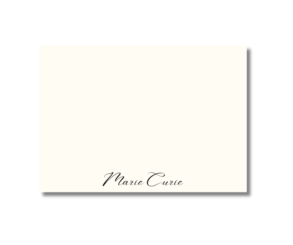 Minimalist A6 Textured Cardstock Note Cards