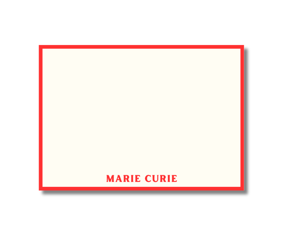 Custom Color A6 Textured Cardstock Note Cards