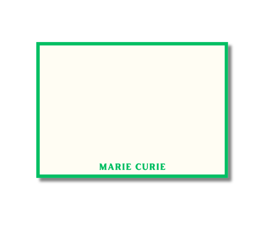 Custom Color A6 Textured Cardstock Note Cards