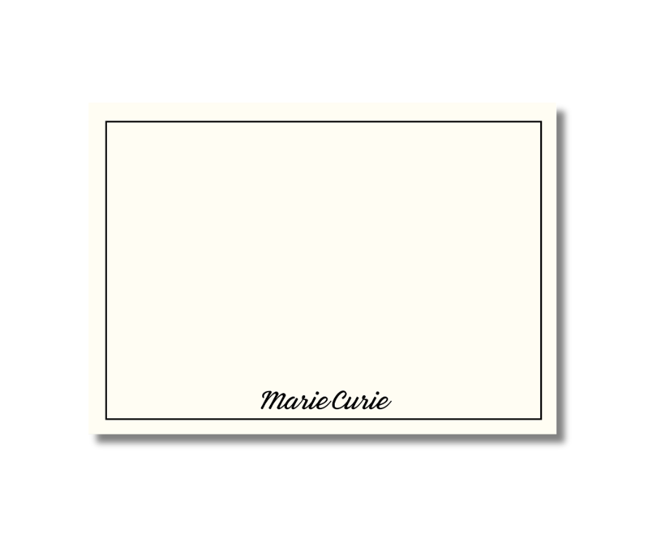 Minimalist A6 Textured Cardstock Note Cards