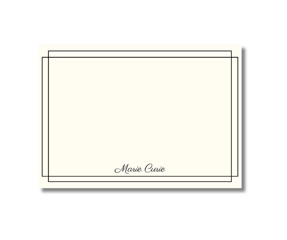 Minimalist A6 Textured Cardstock Note Cards
