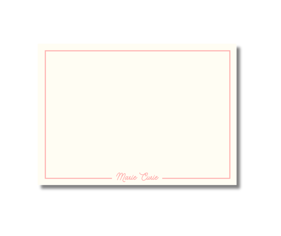 Pastel A6 Textured Cardstock Note Cards