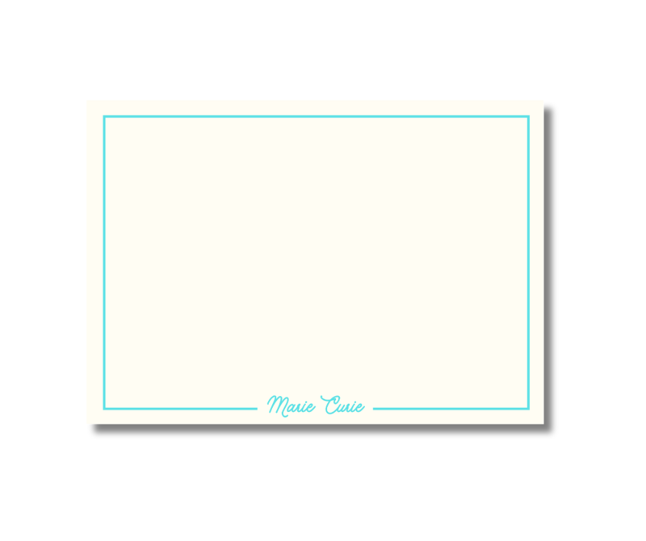 Pastel A6 Textured Cardstock Note Cards