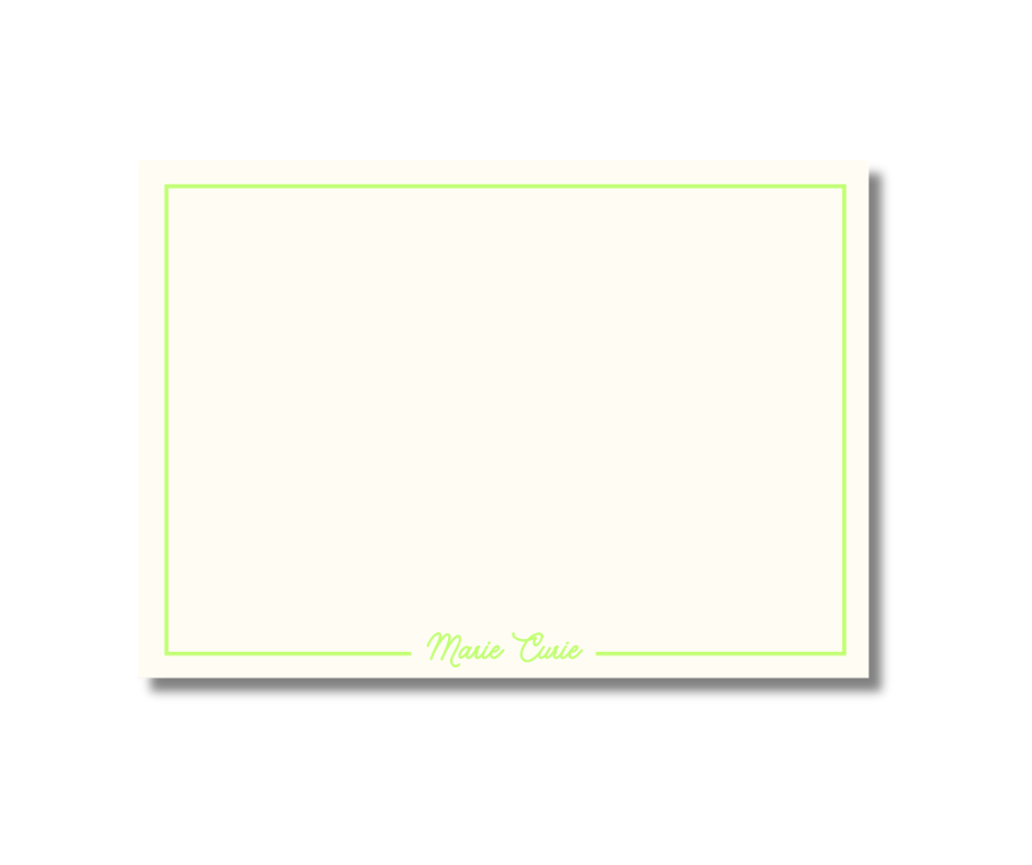 Pastel A6 Textured Cardstock Note Cards